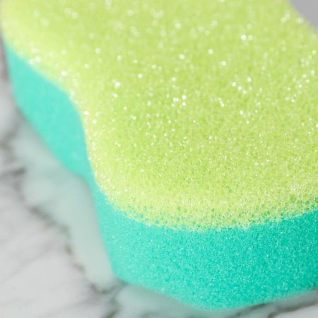 Body sponge with a massage layer "eight", 14.5 × 8 × 4 cm, color mix-3