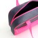 Female sports bag, textura, small size, gray/pink color