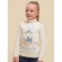 Jumper for girls, height 116 cm, cream color