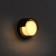 Facade lamp "City", FSD-048, 10 W, 3000K, circle, IP65, 220 V, plastic, black