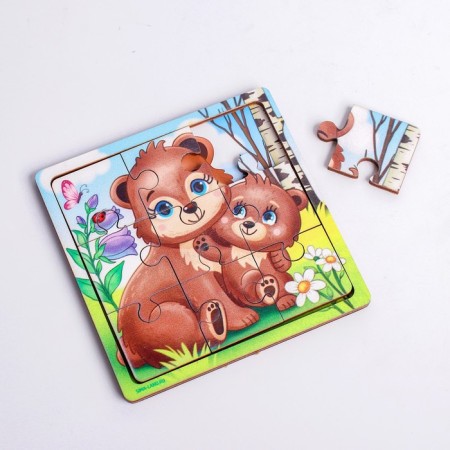Puzzle "Bear and Bear", 9 details-2