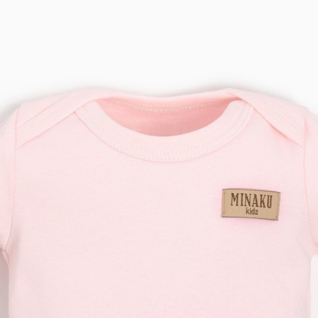 Kit for children (body, shorts) minku, pink color, height 80-86 cm-4