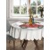 The tablecloth “The Christmas tree is in a hurry to celebrate”, round, Saten, d = 150 cm