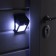 Garden lamp on a sunny battery with a motion sensor, invoice, 9.5 × 13 × 5 cm, 30 LED, white glow