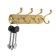 Tundra tundra tundra, metal, four -rod, gold color
