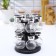 Set for glass spices on the stand "Babble", 18 × 18 × 22 cm, 12 pcs