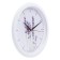 Wall clock, D-28 cm, interior, "lavender", silent
