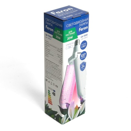 Feron, E27, 20 W, 175-265 V, Pink Light Lamp-6