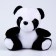 Soft toy "Panda", 19 cm