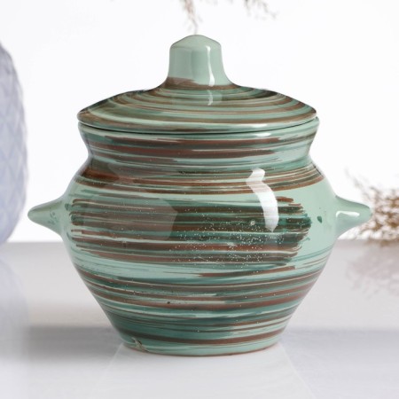 Ceramic pot for baking No. 5 with handles, 0.5l / 10x10.5cm, Scandinavia-3