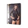 Erotic overalls Waname Preciosity with sleeves ¾ black (54-56)