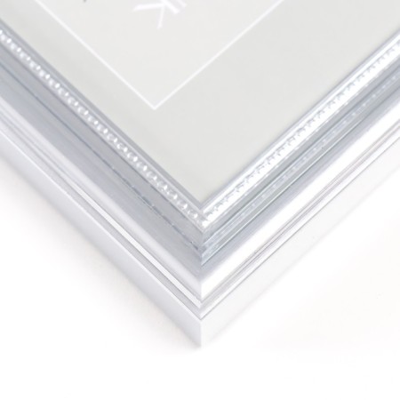 Photo frame Plastic "Gala" 10x15 cm, silver (plastic screen)-2