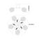 Ceiling light ESCADA, 1108/5PL. 5x40W, E27, 550x550x230 mm, chromium color