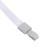 Badge tape, width-10 mm, length-80 cm, with plastic holder, white