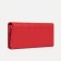 Women's wallet on magnets, red color