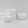 Set of salad bowls Luminarc Trianon, D = 18 cm, glass -ceramic, 6 pcs, white color