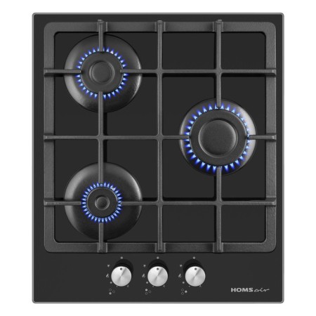 Honing surface HOMSAIR HGG433BK, gas, 3 burners, black