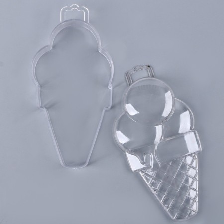 The basis for creativity and decoration "Ice Cream Horn", a set of 3 pcs., Size 1 pc. - 14 × 7 × 3.5 cm-2