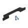 Cappio bracket handle, aluminum, m/o 96 mm, black color with gray insert
