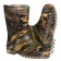 Men's boots S-10RU, PVC, insulated, camouflage mix, size 40 (255)