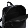 Women's backpack made of artificial leather with lightning, 2 pockets, black color