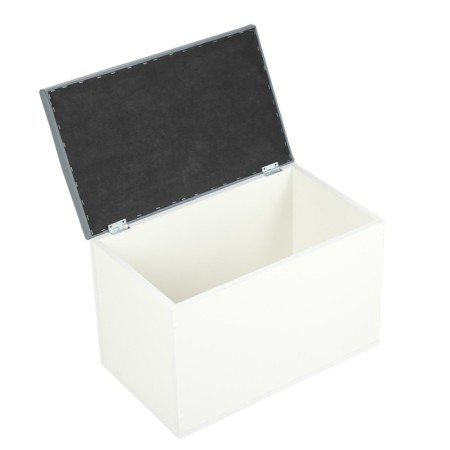 Gerda Pouf, 600x355x432, white/eco -leather gray-2