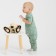 Children's pants Minaku, olive color, height 62-68 cm