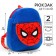 Blue backpack, with a zipper, with a pocket, 19 x 22 cm "Spider-Men", Spider-Man