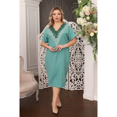 Female dress, size 50, mint color