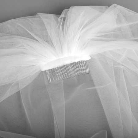 Fata "Tenderness", white, 3x1.5 m, polyester-3