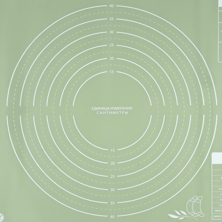 Silicone rug for baking "pleasant appetite", 50 x 70 cm-3
