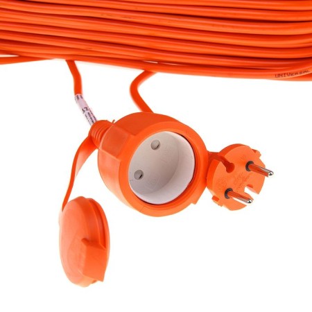 An extension cord on the frame USh-6, 1x40 m, without grounding, PVS 2x0.75 mm2-1