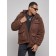 Plush jacket, size 56, brown color