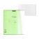 Notebook 12 sheets in the Erichkrause line classic Coverpro Neon, plastic cover, offset unit, whiteness 100%, green
