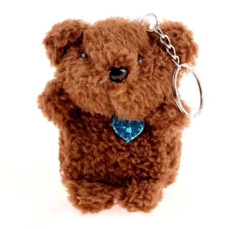 Soft toy on the armor "Bear", 8 cm-1