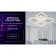 LED ceiling LED with Ambrella Light, Original, Fa441, 4XLED, 72 W, 5400LUM, 3000-6400K, white color, white