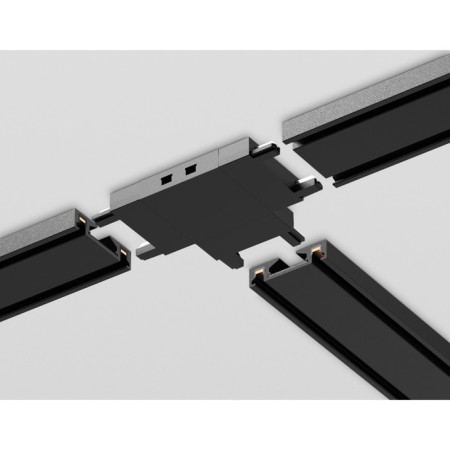 Connector Ambrella T-shaped for the Magnetic Ultra Slim GV1122 BK overhead busbar.-1