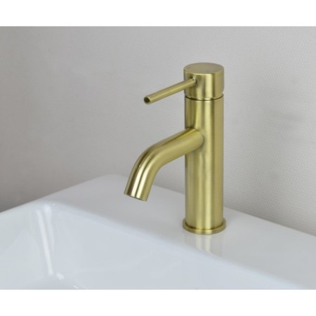 Bronze de Luxe Scandi 1451br shell faucet, single -legged, pour 116 mm, bronze-2