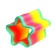 Spring - Rainbow "Smiley", Form Star, D = 5 cm