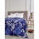 Bridge blanket, size 180x200 cm, blue color