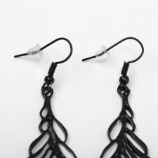 Earrings hanging 