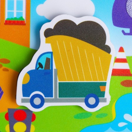 Velcro game "Transport" with soft details-3