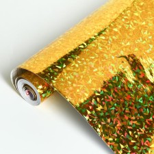 Self -adhesive film D&B 031b LB holography, gold, 0.45x8m