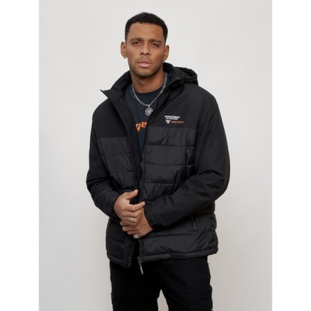 Male spring jacket, size 58, black color-12