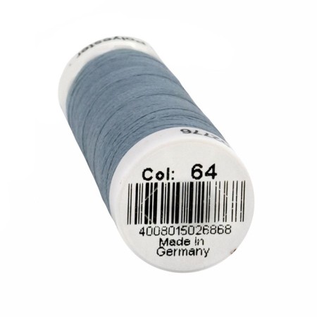 SEW-HALL thread for all materials, 200 m, 748277 (064 Gray denim)-1