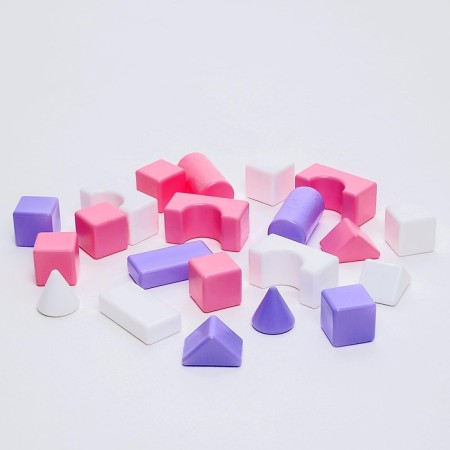 Construction set, 21 elements, 60 × 60, pink color-6