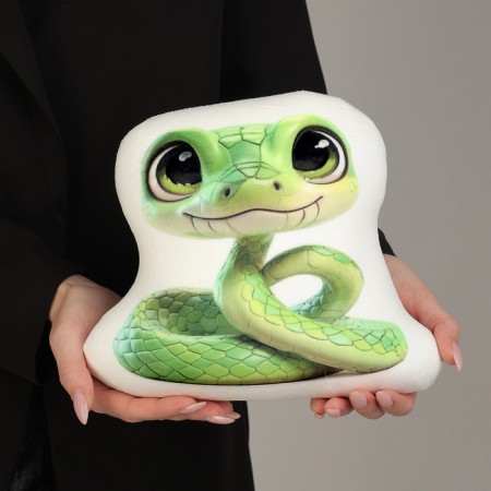 New Year. Antistress toy "Snake" Green-1