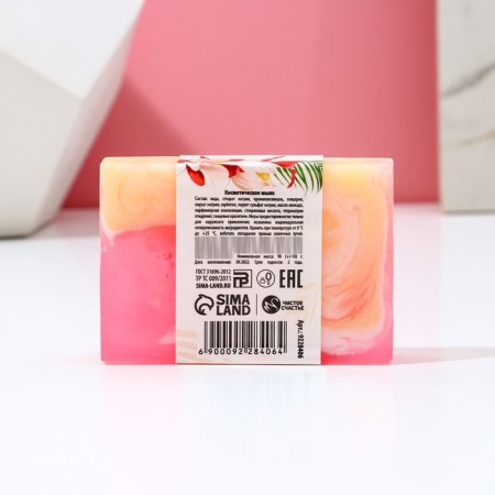 Hand soap "March 8", 90 g, fruit aroma, pure happiness-2