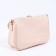Bag Cross-Bodi with a zipper, pink color