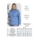 Female turtleneck, size 54, blue color